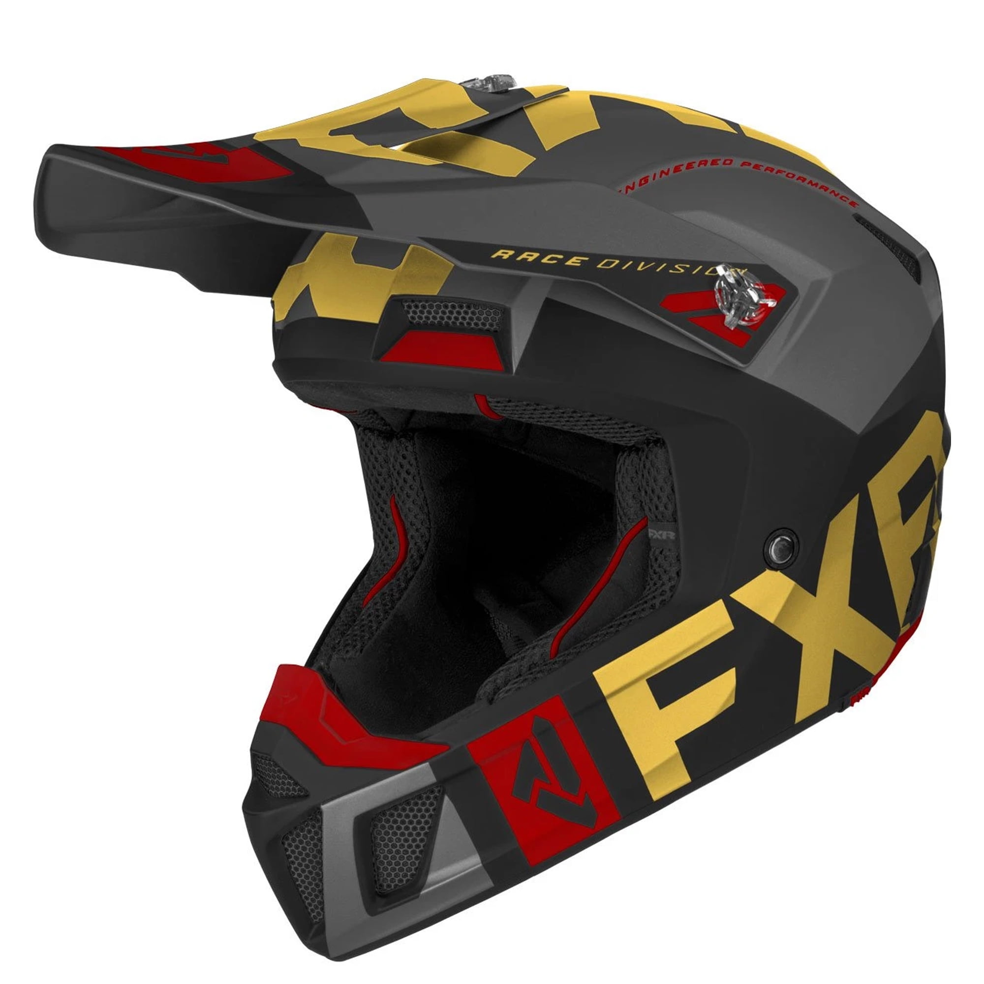 FXR Black Gold Rust Clutch Evo Helmet 