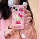 thumbnail image 2 of Funda de teléfono con diseño de dibujos animados, funda de silicona suave 3D con diseño de gatito y gato para iPhone 15, 14, 13 Pro, 12, 11, XS, max, XR, a prueba de golpes, 2 of 4