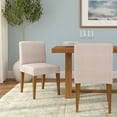 thumbnail image 2 of Chesnee Dining Chair with Short Slipcover, Sand MB2405-04 (2 Pack), 2 of 7