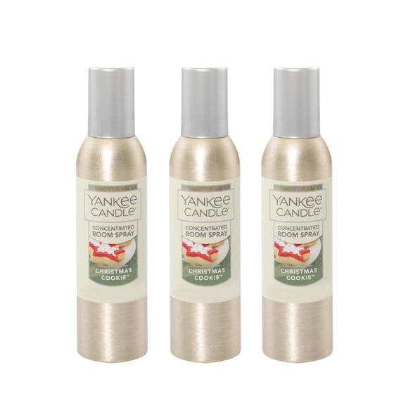 Ambientador en spray Yankee Candle Christmas Cookie 44 ml, pack de 3