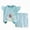 B78-Light Blue, variant on Toddler Girl Shorts Sets Summer Times Sleeveless T-Shirt Floral Shorts Little Girls Outfits Clothes(Pink,18-24 Months)