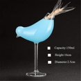thumbnail image 2 of bird-shaped cocktail glass 5 oz/150 ml 2 piece unique champagne glass 2 piece glassware suitable for KTV bar club (transparent), 2 of 5