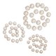thumbnail image 3 of Botones de la perla 20 piezas botones de perlas de imitación adornos de diamantes de imitación flatback para diy 12mm 12 mm Magideal Botones de la perla, 3 of 7