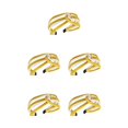 thumbnail image 1 of Qarigey Bandas para el cabello Perla Torcedura Nudo Diadema Estilo elegante Diadema Perlas Diademas estrechas multicolores Estilo Boda Amarillo Amarillo 5Conjunto, 1 of 6