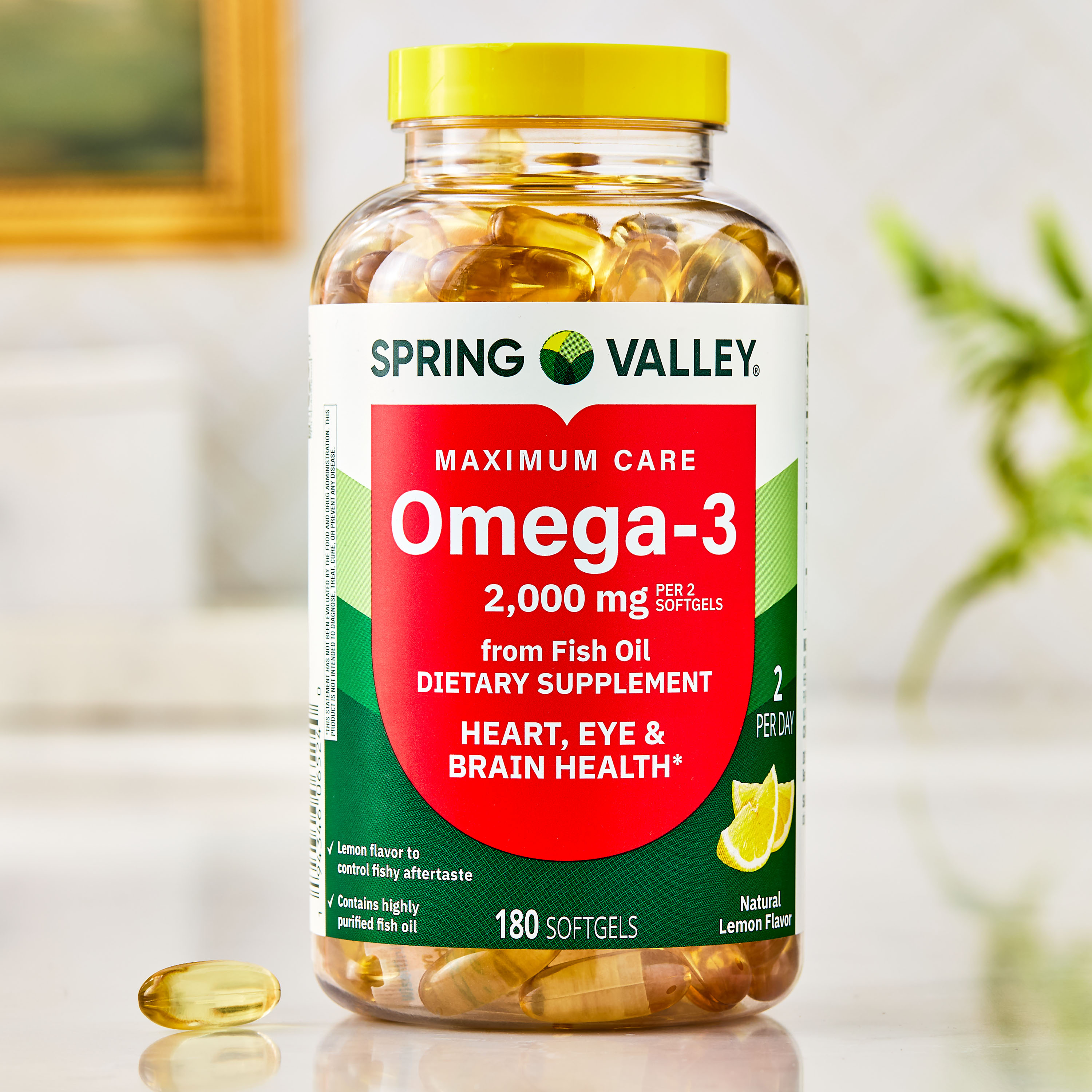 Spring Valley Omega-3 Fish Oil 2000mg Softgels photo 3
