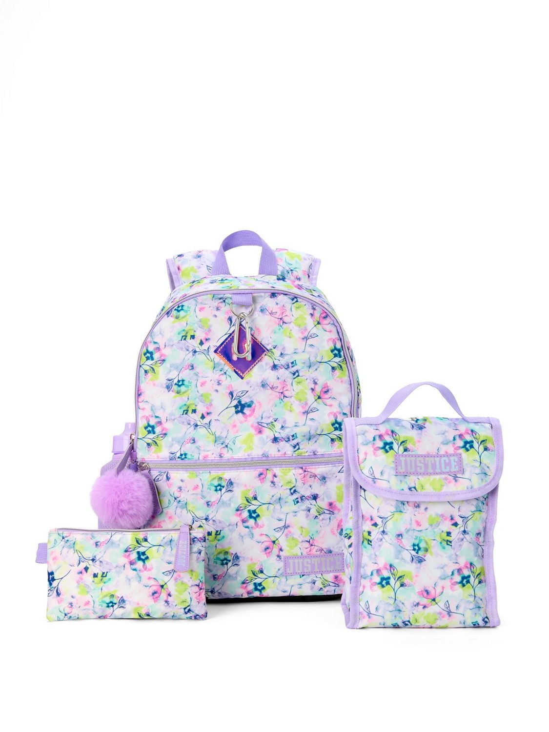 Justice Backpack Set, Blossom 6pc backpack set