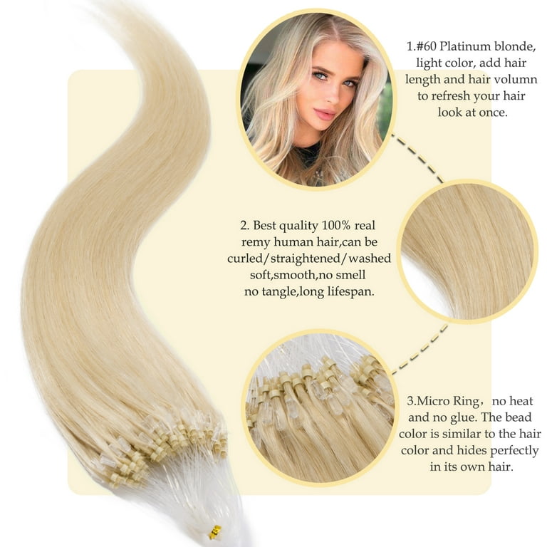 Micro Ring Beads for Hair Extensions –