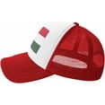 thumbnail image 3 of Flag of Hungary Mesh Back Trucker Cap Baseball Cap, 3 of 8