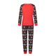 thumbnail image 2 of Pijama familiar Navideño con juego de camisetas impresas en ciervos de manga larga con pantalones impresos en la nieve ; Mamá-XXXL, 2 of 4