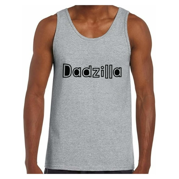 Awkward Styles Men's Dadzilla Dad's Graphic Tank Tops Father's Day Cool Gift for Dad