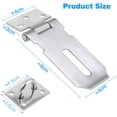 thumbnail image 2 of 2 Pcs Verrou de Porte en Acier Inoxydable 7.6cm, Clip de Verrou de Porte, 2 of 5