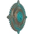 thumbnail image 3 of 29 1/8"OD x 1 1/4"ID x 4"P Haylynn Ceiling Medallion Copper Green Patina Finished, 3 of 7