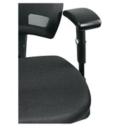 Alera Epoch Series Fabric Mesh Multifunction Chair, Supports Up to 275 lb, 17.63 to 22.44 Seat Height, Black