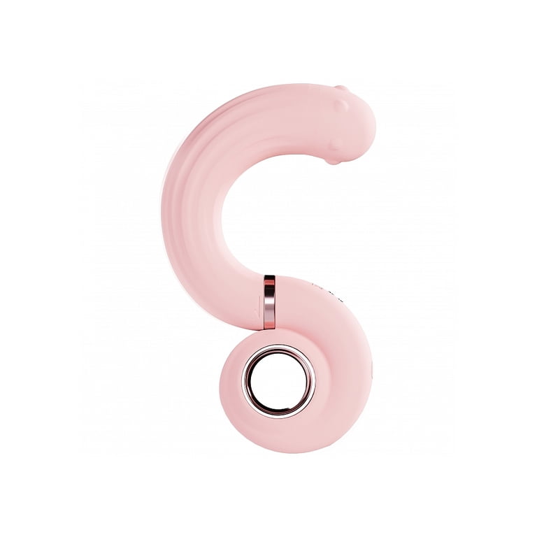 LoveLine Perles Rotating Beads Rechargeable Silicone Clitoral G-Spot  Vibrator, Pink