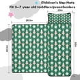 thumbnail image 5 of Green Christmas Tree and Snowflake Pattern Toddler Nap Mats for Kids Preschool,50"x20" Sleeping Mat Bag or Kids,Toddler Sleeping Bag,Toddler Nap Mat or Daycare, 5 of 6
