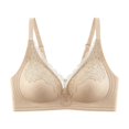 thumbnail image 4 of Scalloped Floral Lace Deep‑V Bra for Women Thin Breathable Elegant Daily‑Date Fashion Undergarment, 4 of 4