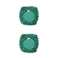 thumbnail image 2 of Funda para cojín de silla Yuarrent Poliéster color sólido Antideslizante Resistente a la suciedad Verde 2Conjunto, 2 of 6