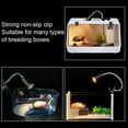 thumbnail image 7 of UVA UVB Tortoise Heat Lamp 25W+50W Clamp-on Reptile Aquarium Heat Bulb Black, 7 of 7