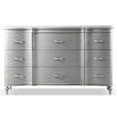 thumbnail image 3 of Furniture of America Seabliss Glam 9-Drawer Dresser, Silver, 3 of 13