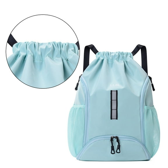 Drawstring Backpack Sports Gym Bag Waterproof Football Bag Swimming Backpack
