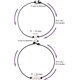 thumbnail image 3 of Zhuge Collar de 2 piezas con una sola perla de agua dulce y gargantilla de 3 perlas de agua dulce en cordón de cuero negro para niñas y mujeres, 3 of 5