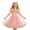 Pink, variant on CUZIBR Kids Girls Party Dress Sleeveless Solid Color Off Shoulder Ruffles Spaghetti Strap Ribbed Patchwork Mesh Pleated 3D Butterflies High Waist Dresses Flowy Birthday Wedding Gowns,Pink,5-6 Years