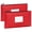 Red, variant on Money Bags with Zipper, 2-Pack Bank Bags with Label, Waterproof Leather Money Pouches, for Cash Coin Bill Invoice Deposit Receipt Storage and Organize, 11.5 x 6.2 Inches (Black)