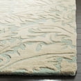 thumbnail image 6 of SAFAVIEH Soho Malta Floral Wool Area Rug, Light Blue/Beige, 3'6" x 5'6", 6 of 8