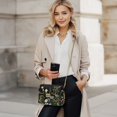 thumbnail image 2 of KUIFORTI White Flower Small Crossbody Bag Trendy Durable Medium Flap Crossbody Handbag with Chain Strap Functional Shoulder Bag for Women for Work Shopping, 2 of 7