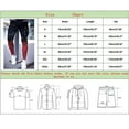 thumbnail image 4 of B91xZ Men's Straight Fit Jean Stretch Ripped Denim Stylish Jeans,Black M, 4 of 5