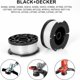 thumbnail image 5 of Bobina de repuesto para amoladora de línea de 30 pies, 0,065 pulgadas, bobina de línea de repuesto para amoladora Black + Decker (8 bobinas de repuesto, 1 tapa de bobina, 1 resorte) JAMW Sencillez, 5 of 5