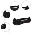 thumbnail image 5 of Rokment Women's Lace Bowknot Vintage Mary Jane Ballet Flat Wide Width Comfortable Suede Slip on Walking Loafers Casual Dress Shoes for Bride, 5 of 8