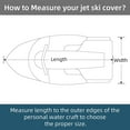 thumbnail image 3 of Jet Ski Cover 600D Trailerable PWC Cover Watercraft Cover, Fits for Waverunner, Sea Doo, Yamaha, Kawasaki, Honda, AquaTrax, 3 of 9