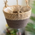 thumbnail image 4 of Jardinière Suspendue en Corde de Jute Panier de Rangement Tissé pour Plantes Intérieur Extérieur Porte-Fleurs Cintres pour Plantes en Macramé Déco Maison Moderne, 4 of 7