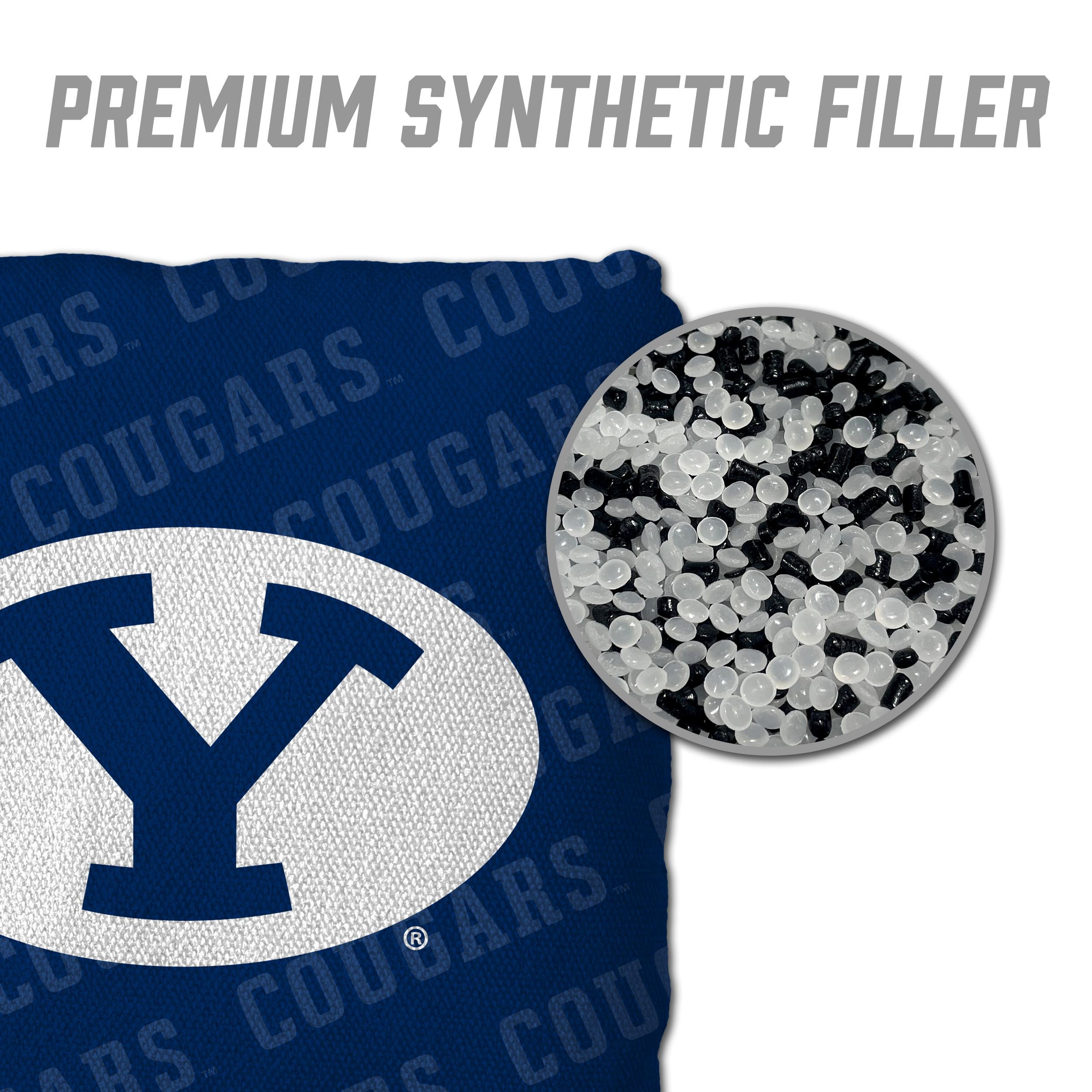 NCAA BYU Cougars Cornhole Bags - 4PK - Blue