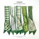 thumbnail image 4 of Pañuelo de seda pequeño y largo verde para mujer, lazo fino y angosto para el cabello, lazo para bolso, decoración, cinta de regalo, 4 of 6