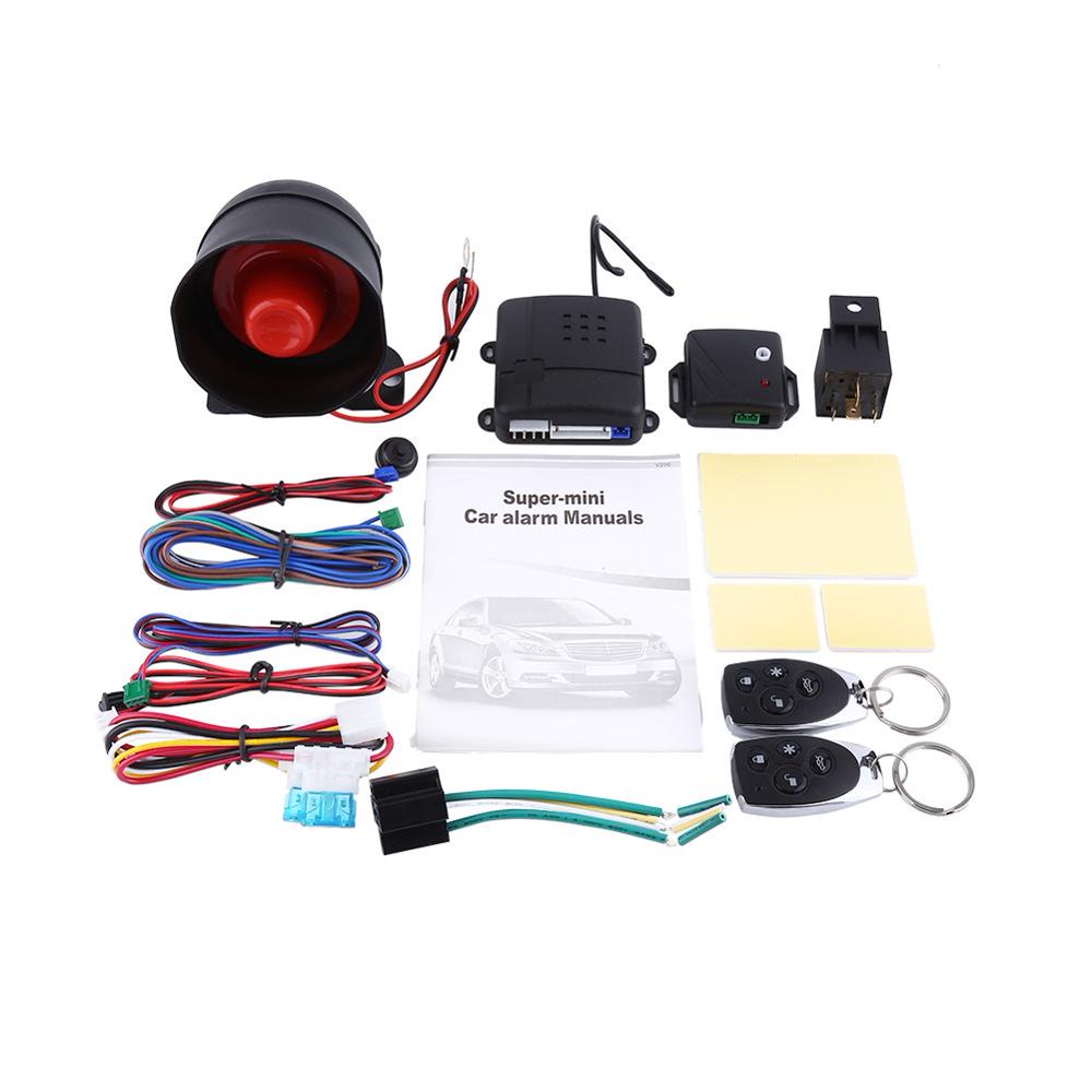 1 Way Car Auto Vehicle Burglar Alarm Keyless Entry Security Alarm