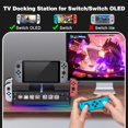 thumbnail image 3 of Estación de acoplamiento compatible con Nintendo Switch/OLED, adaptador HDMI 4K, 4 cargadores Joycon, 8 ranuras para juegos, base de carga portátil para TV para el kit de accesorios Switch, 3 of 8