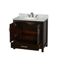 thumbnail image 6 of Wyndham Collection Wcs141436sunomxx Sheffield 36" Free Standing Single Basin Vanity Set -, 6 of 7