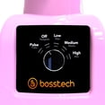 thumbnail image 4 of Licuadora 750W Vidrio 2L Perilla 3Vel Bosstech B3 Rosa, 4 of 5