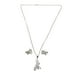 thumbnail image 2 of COLLAR DE LIBELULA BLANCA DE PLATA CON ARETES, 2 of 4