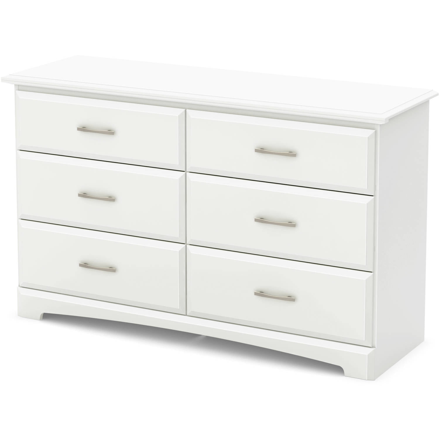 South Shore Callesto Drawer Double Dresser White Walmartcom - south shore callesto drawer double dresser white walmartcom -
