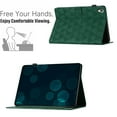 thumbnail image 3 of Allytech Case for Lenovo Tab M10 HD 10.1" (2020, 2nd Gen) TB-X306F/X306X, Premium PU Leather Case with Card Slots & Pen Holder, Multi-Angle Viewing Stand Auto Sleep Wake Shockproof Flip Case, Green, 3 of 10