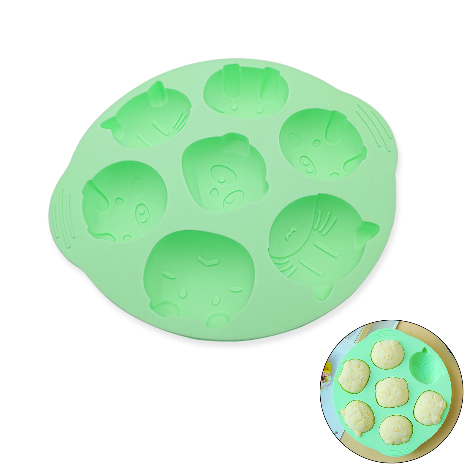 Silicone Food Mold Baking Molds Chocolate Gummy Molds Nonstick Food ...