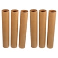 thumbnail image 1 of 6pcs Cardboard Tubes for DIY Projects Craft Paper Rolls for Home Crafts Brown Paper Tubes for Art and Scrapbooking, 1 of 9
