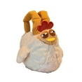 thumbnail image 1 of ZheElen Chicken-Shaped Plush Backpack, Chicken-Shaped Handles, Large Fashionable, 1 of 6