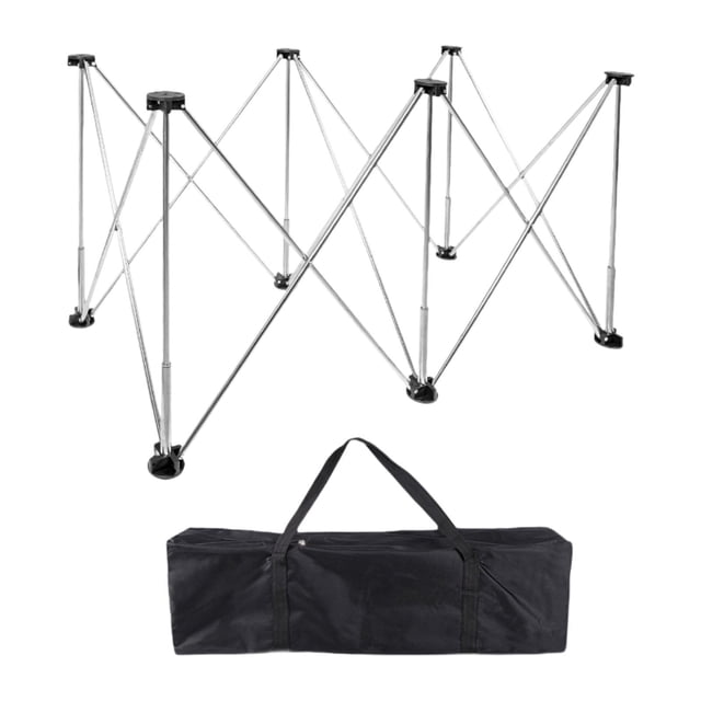 Mesa de acero inoxidable patas de trabajo de trabajo soporte soporte de soporte estable soporte de escritorio plegado para mesa de mesa al aire libre