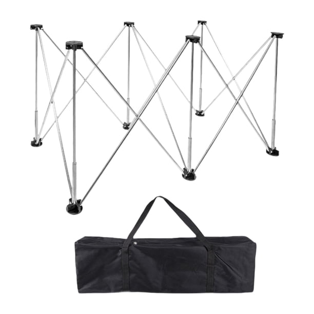Mesa de acero inoxidable patas de trabajo Banco de trabajo plegable 600 kg de soporte de soporte de soporte de soporte de carga para el patio de