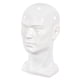 thumbnail image 5 of Cabeza de maniquí calva para cosmetología, para hacer pelucas, exhibir pelucas y sombreros. Blanco, 5 of 7