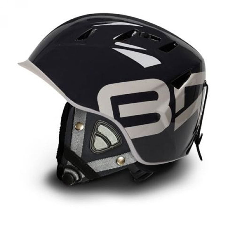 Briko 10.0 Contest Ski Helmet Alpine Black with Contest Ears Large 59-60 CM by SOGEN SPORTS INC.